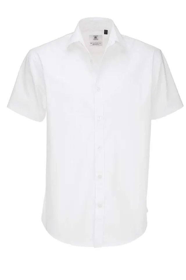 B&C Black Tie rövid ujjú ing /férfi (SMP22)