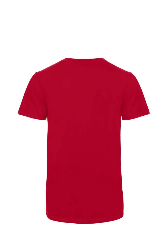 B&C Inspire Slub póló /férfi (TM046), Chic Red (piros) színben