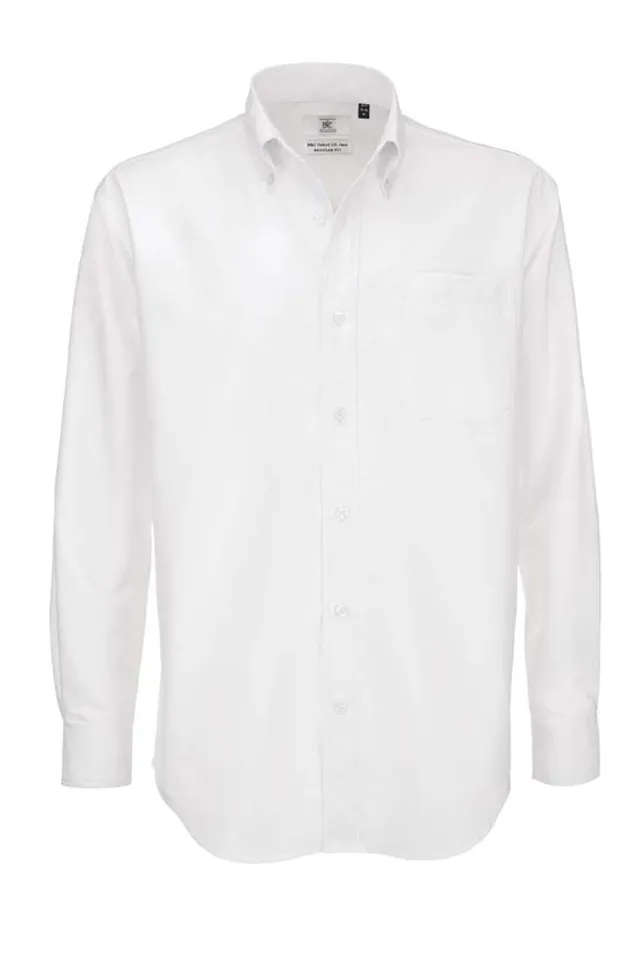 B&C oxford hosszú ujjú férfi ing (SMO01)
