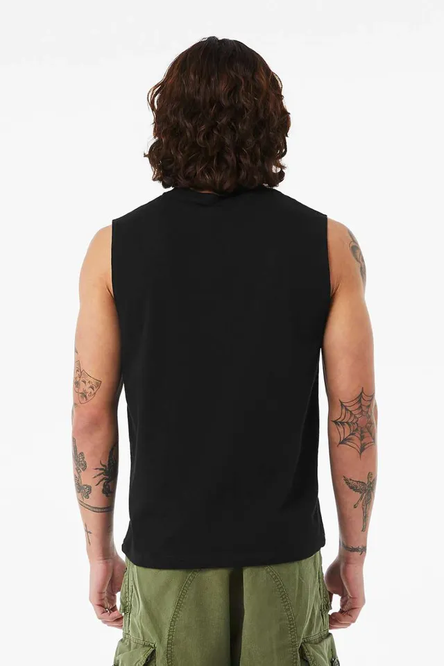 Bella+Canvas uniszex jersey izom trikó (3483), modellen