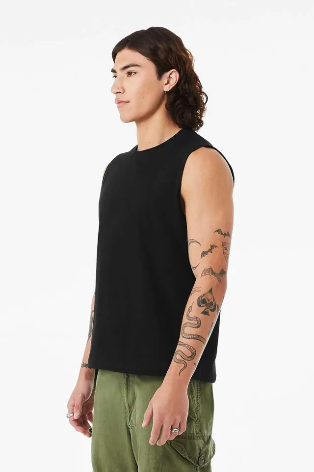 Bella+Canvas uniszex jersey izom trikó (3483), modellen