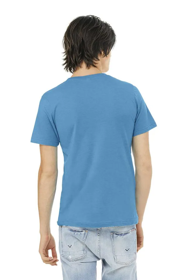Bella+Canvas uniszex jersey rövid ujjú póló (3001), modellen