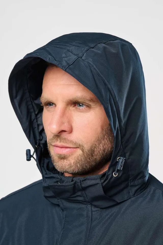 Designed To Work uniszex kapucnis funkcionális parka (WK650), modellen