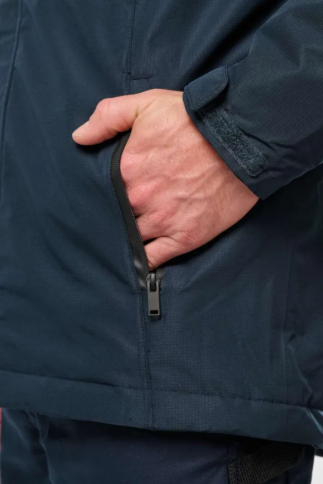 Designed To Work uniszex kapucnis funkcionális parka (WK650), modellen