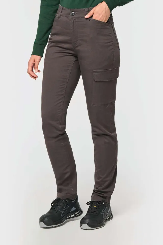 Designed To Work uniszex pamut stretch nadrág (WK709), modellen