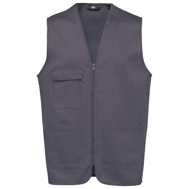 Designed To Work uniszex többzsebes Polycotton mellény (WK608)