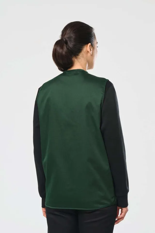 Designed To Work uniszex többzsebes Polycotton mellény (WK608), modellen