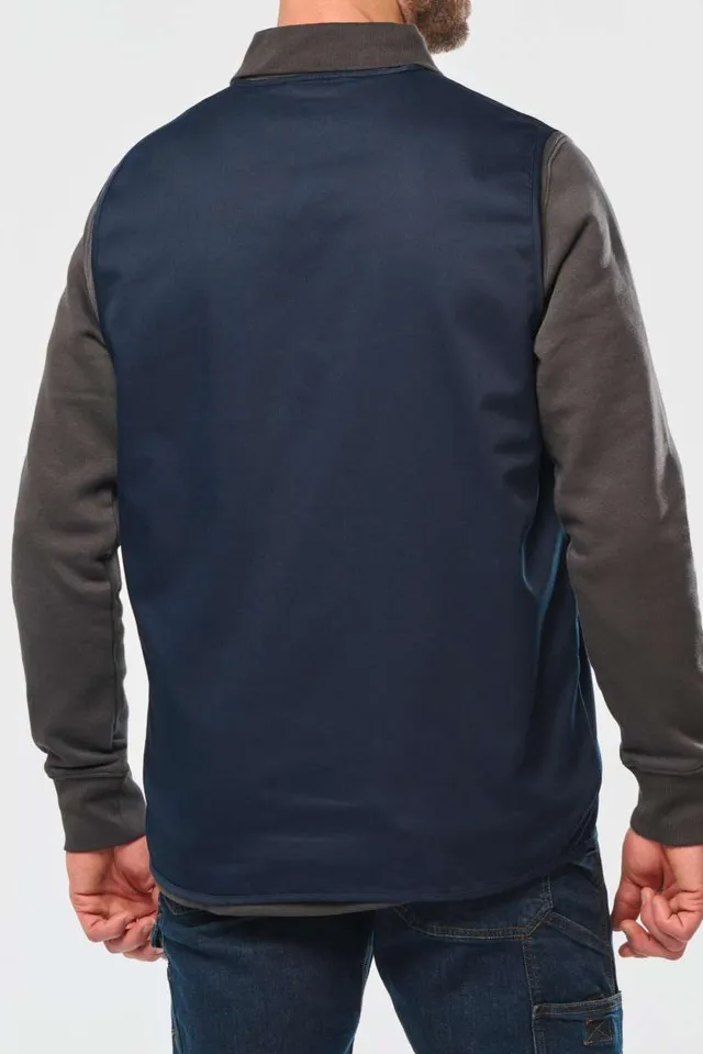 Designed To Work uniszex többzsebes Polycotton mellény (WK608), modellen
