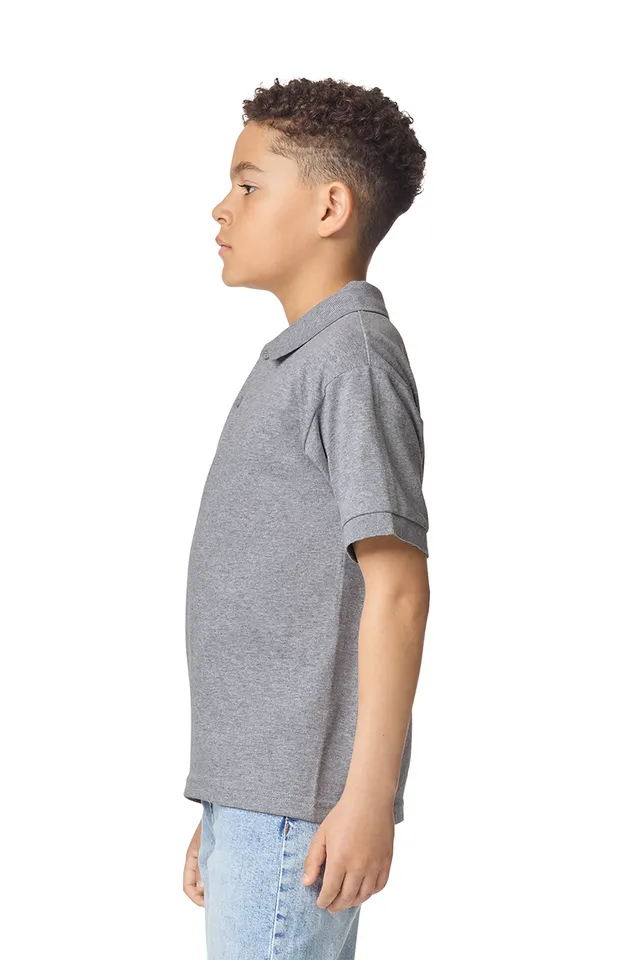Gildan Dryblend® gyermek jersey póló (8800B), modellen