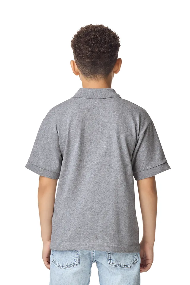 Gildan Dryblend® gyermek jersey póló (8800B), modellen