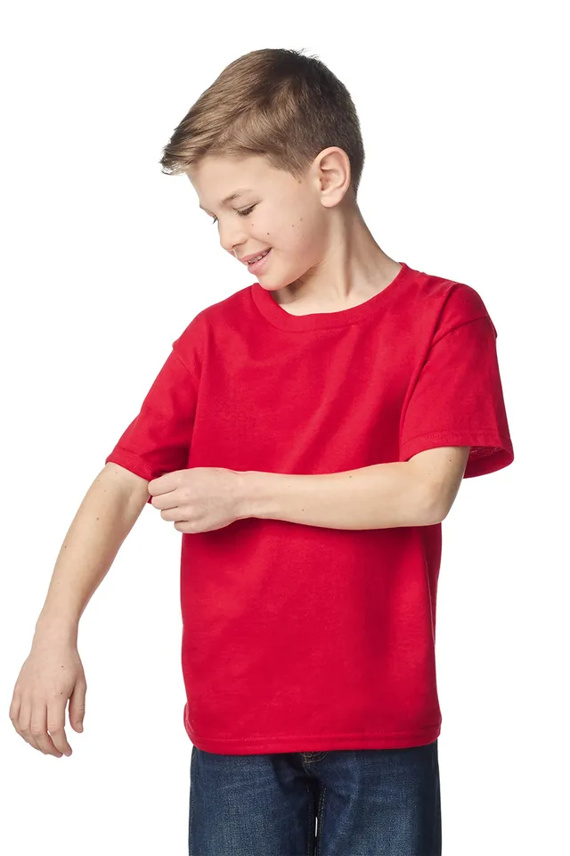Gildan Heavy Cotton™ gyermek póló (5000B), modellen