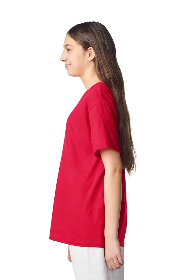 Gildan Light Cotton gyermek póló (3000B), modellen