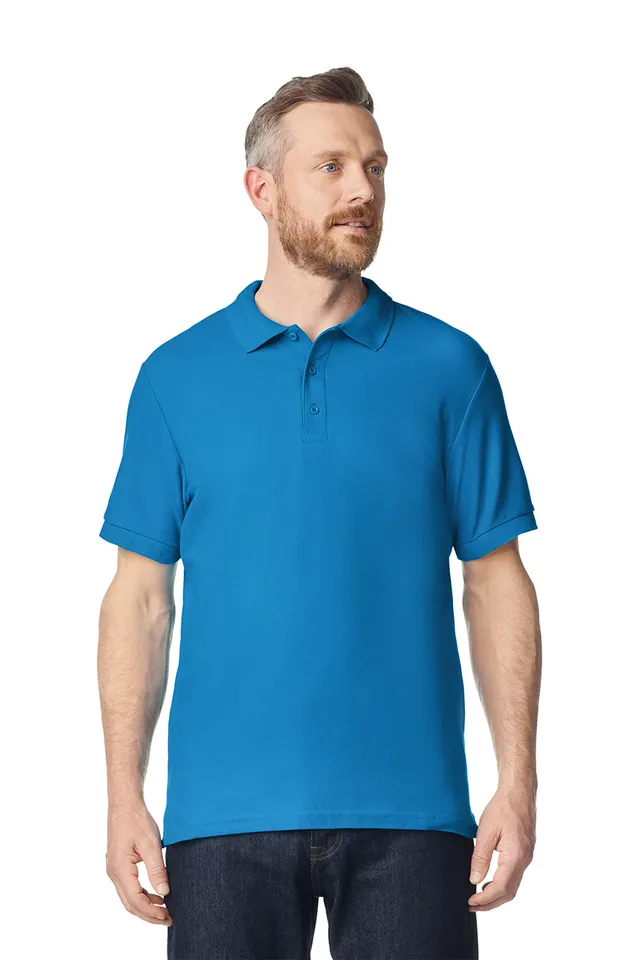 Gildan Premium Cotton® felnőtt Dula piké póló (85800), modellen