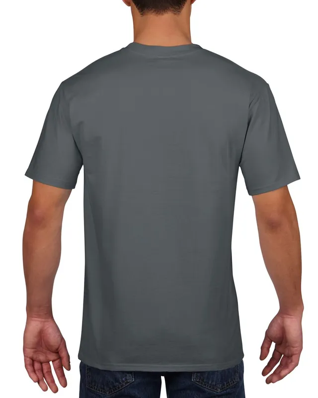 Gildan Premium Cotton® felnőtt póló (4100), Faszénszürke színben