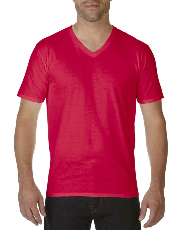 Gildan Premium Cotton® felnőtt V-nyakú férfi póló (41V00)