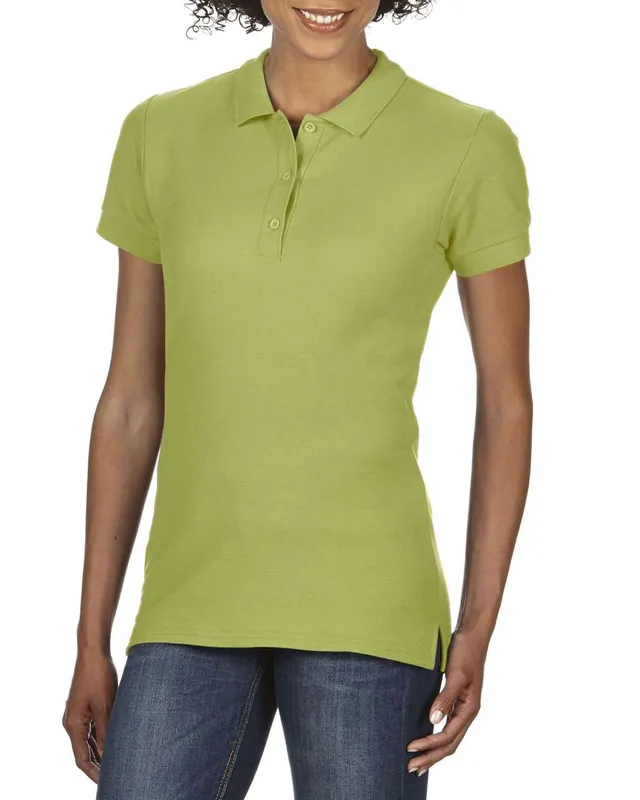 Gildan Premium Cotton® női dupla piké póló (85800L)