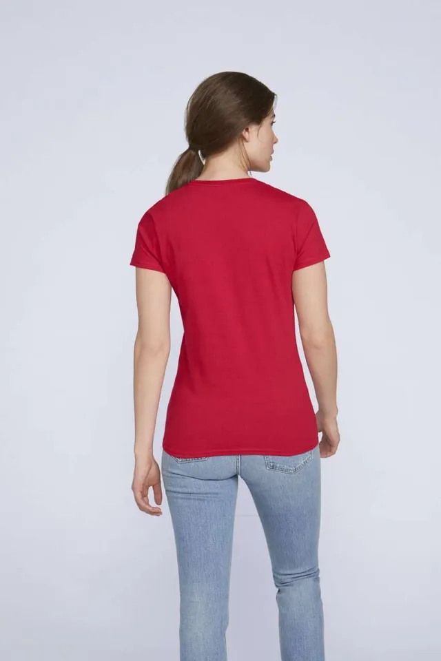 Gildan Premium Cotton® női póló (4100L), modellen