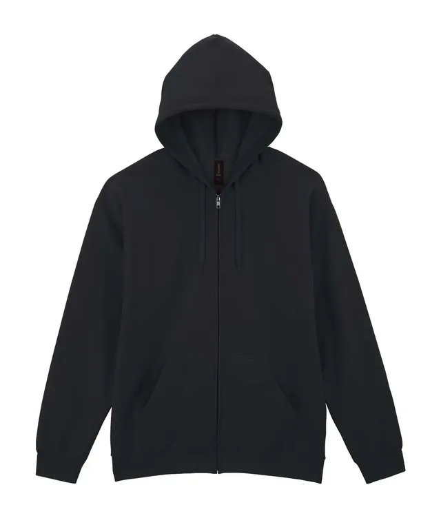 Gildan Softstyle™ Midweight felnőtt végig cipzáras kapucnis férfi pulóver (SF600)