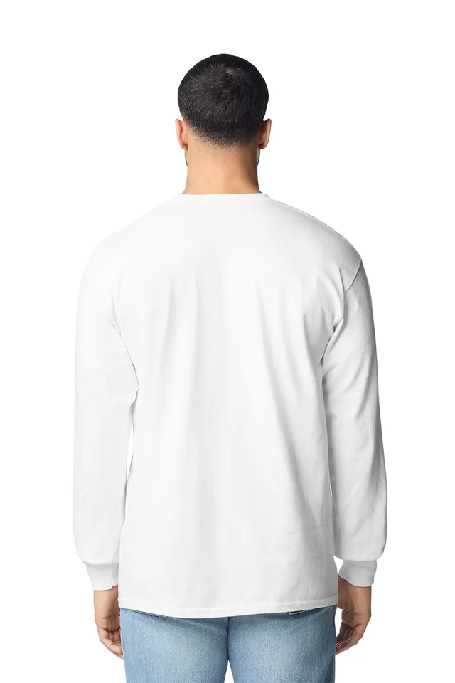 Gildan Ultra Cotton™ felnőtt hosszú ujjú póló (2400), modellen