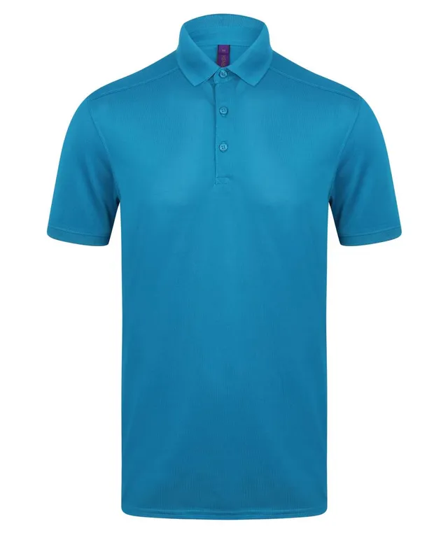 Henbury férfi Slim Fit stretch galléros póló (H460)