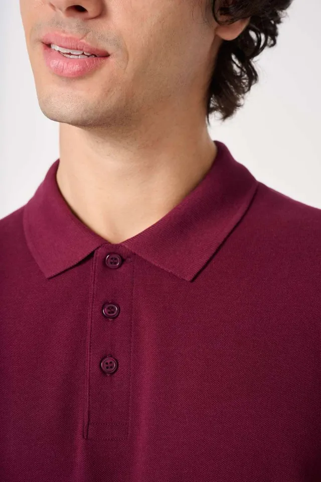 iDeal Basic férfi piké galléros póló (IB220), modellen