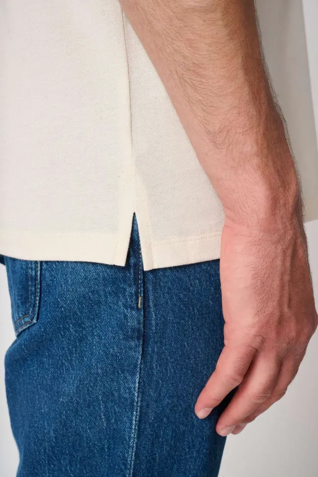 iDeal Basic férfi piké galléros póló (IB295), modellen