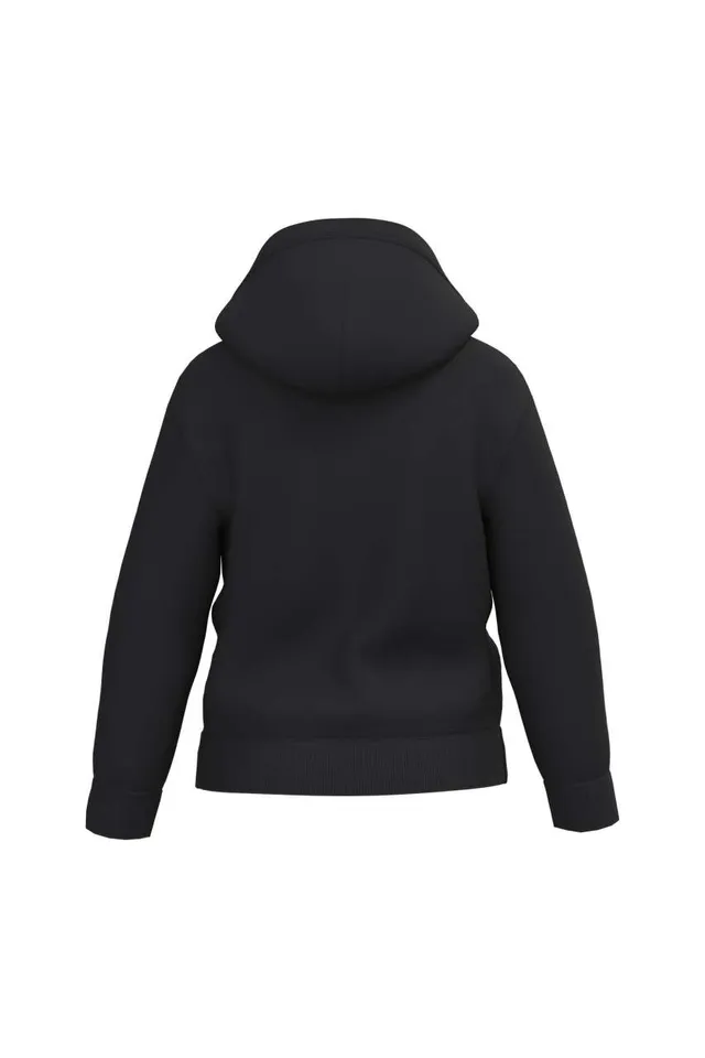 iDeal Basic gyermek Alap kapucnis pulóver (IB403), Fekete színben