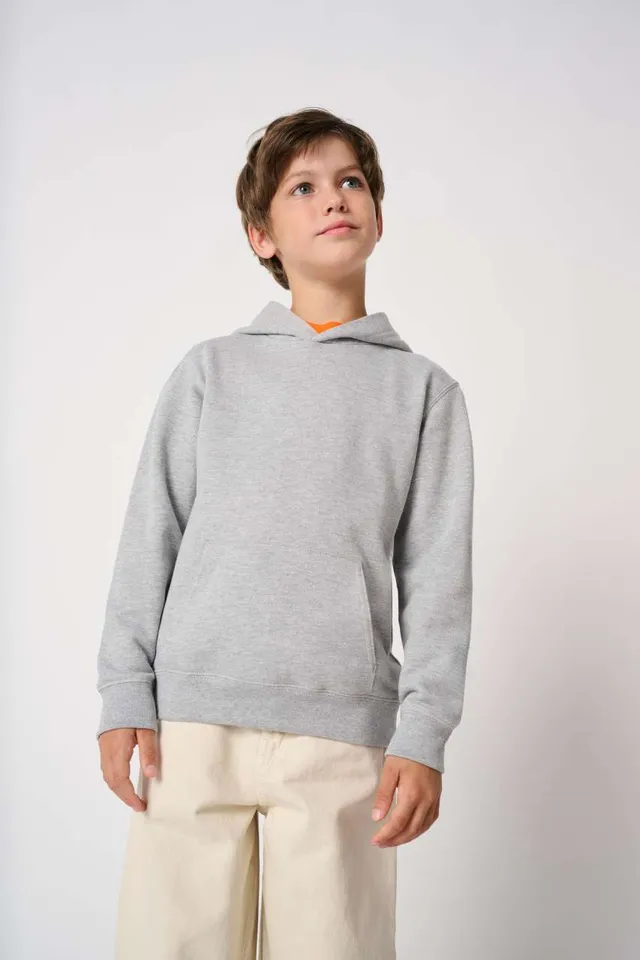 iDeal Basic gyermek alap kapucnis pulóver (IB403), modellen