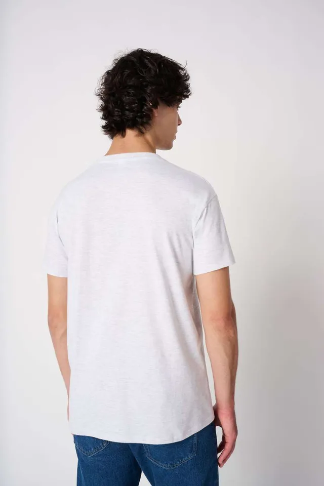 iDeal Basic IDEAL190 férfi körkötött póló (IB320), modellen