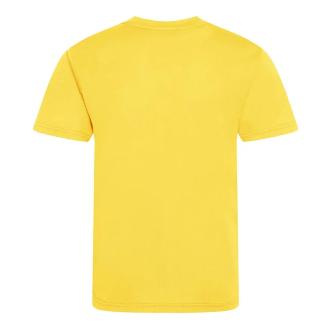 Just Cool gyermek újrahasznosított Cool póló (JC201J), modellen