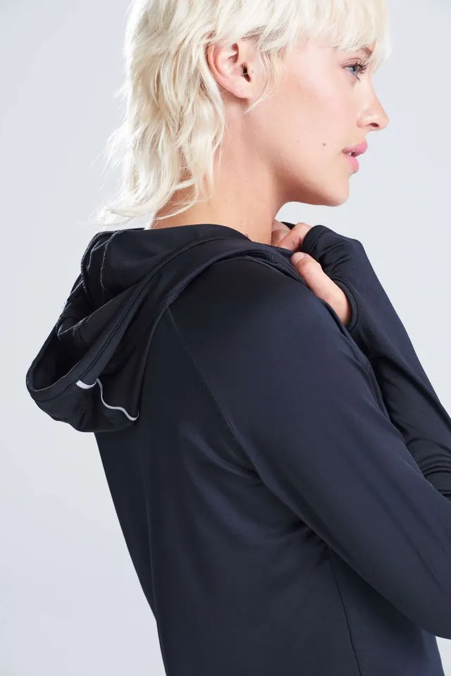 Just Cool női Cool kámzsagalléros felső (JC038), modellen