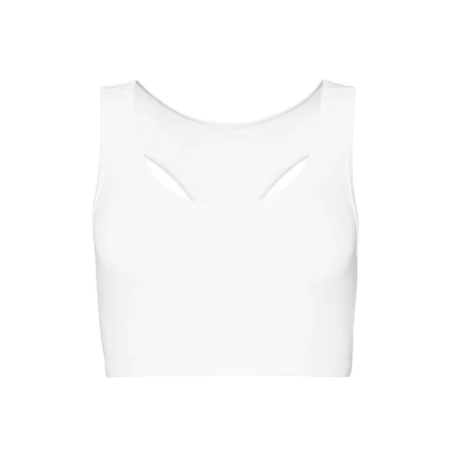 Just Cool női Cool sport Crop Top (JC017), Hófehér színben