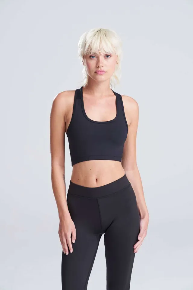 Just Cool női Cool sport Crop Top (JC017), modellen
