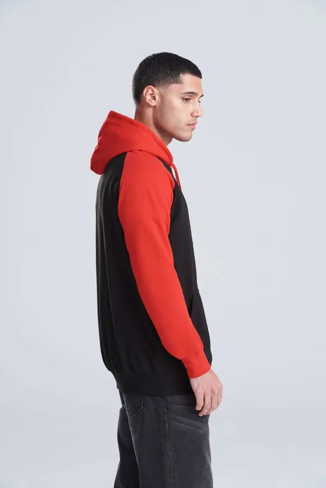 Just Hoods Baseball kapucnis pulóver (JH009), modellen