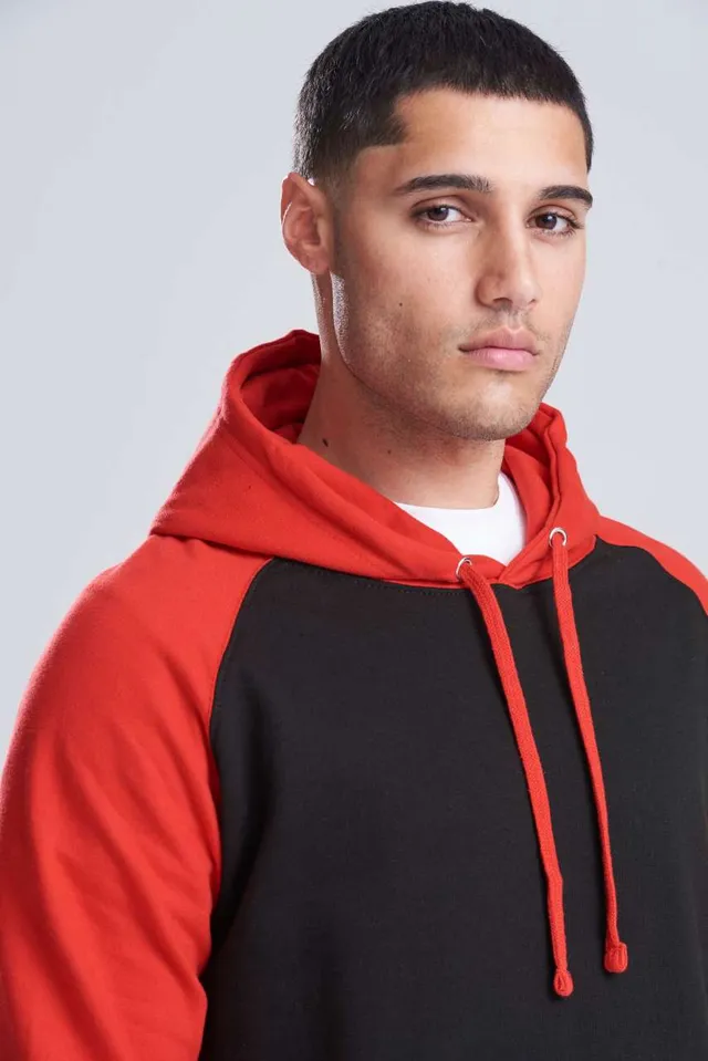 Just Hoods Baseball kapucnis pulóver (JH009), modellen