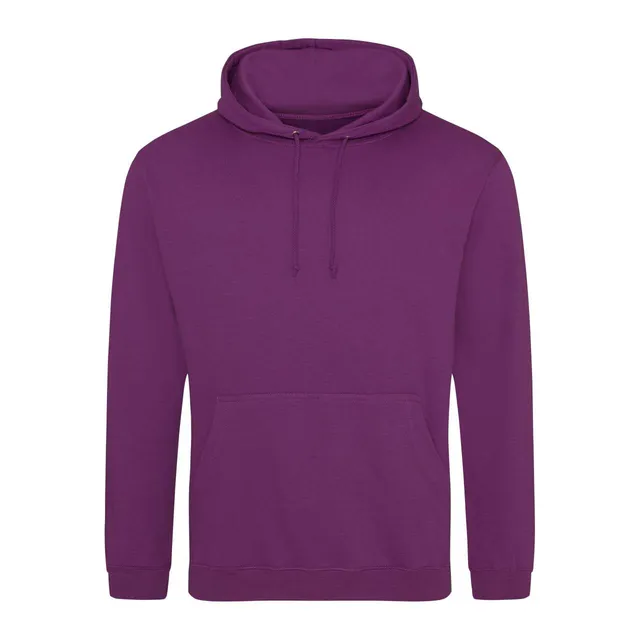 Just Hoods College kapucnis pulóver (JH001), Lila színben