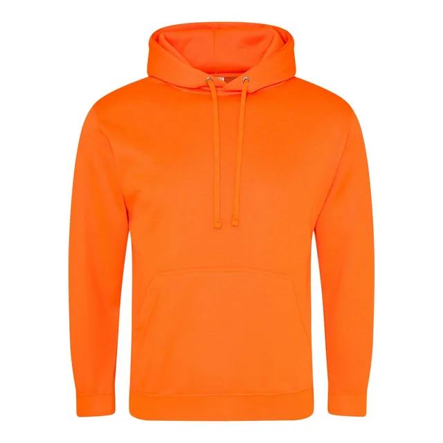 Just Hoods Electric kapucnis pulóver (JH004), Élénk narancssárga színben