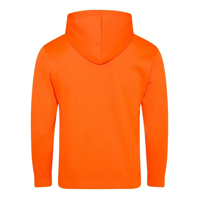 Just Hoods Electric kapucnis pulóver (JH004), Élénk narancssárga színben
