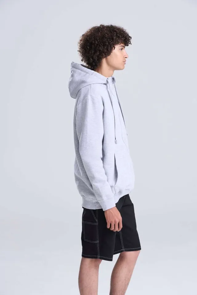 Just Hoods Graduate Heavyweight cipzáras kapucnis pulóver (JH150), modellen
