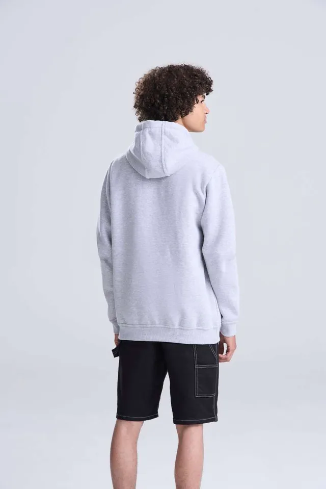 Just Hoods Graduate Heavyweight cipzáras kapucnis pulóver (JH150), modellen