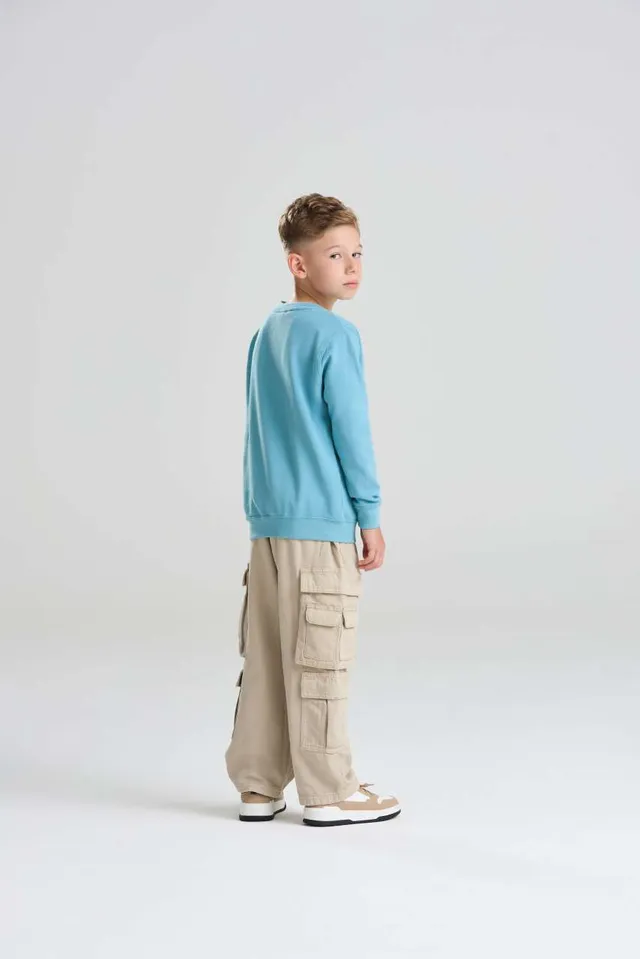 Just Hoods gyermek Awdis pulóver (JH030J), modellen