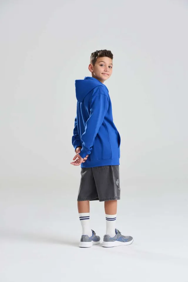 Just Hoods gyermek cipzáras kapucnis pulóver (JH050J), modellen