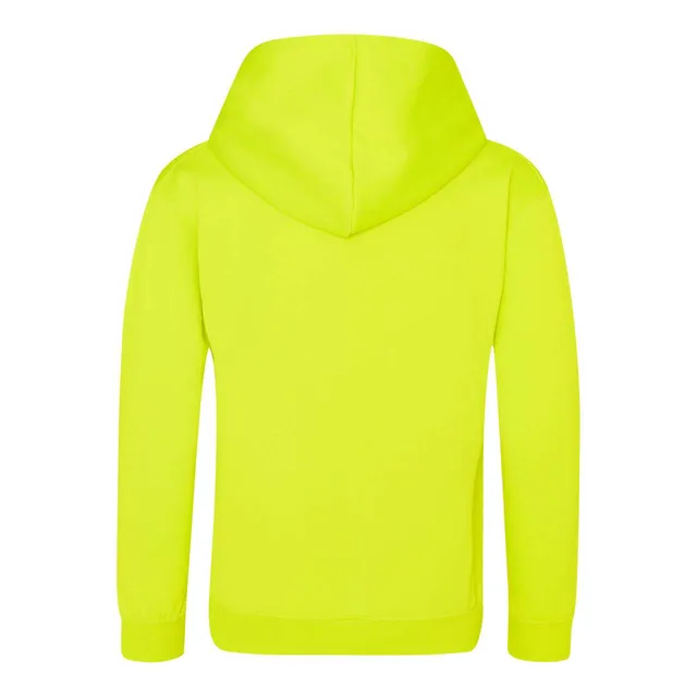 Just Hoods gyermek Electric kapucnis pulóver (JH004J), Élénksárga színben