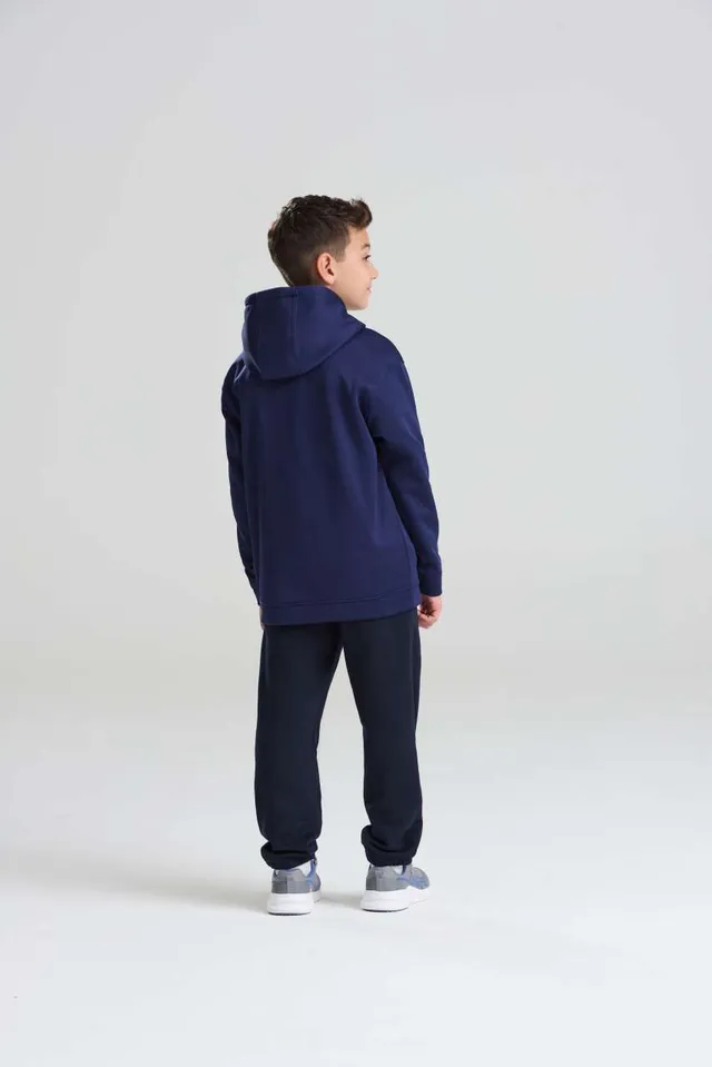 Just Hoods gyermek sport poliészter kapucnis pulóver (JH006J), modellen