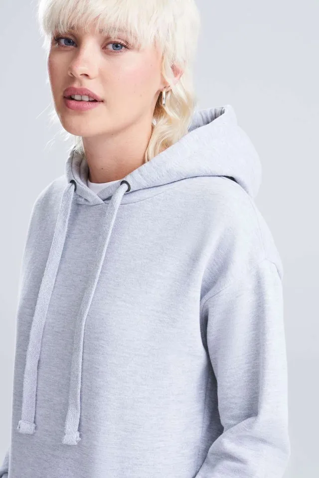 Just Hoods kapucnis Ruha női pulóver (JH015), modellen