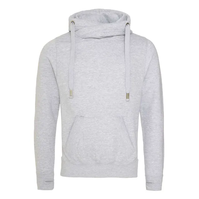 Just Hoods keresztezett nyakú kapucnis pulóver (JH021)