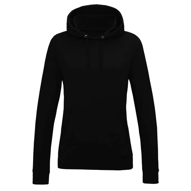 Just Hoods női College kapucnis pulóver (JH001F), Mélyfekete színben