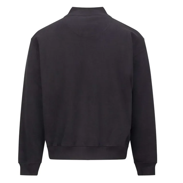 Just Hoods Signature Heavyweight Bomber pulóver (JH124), Faszénszürke színben