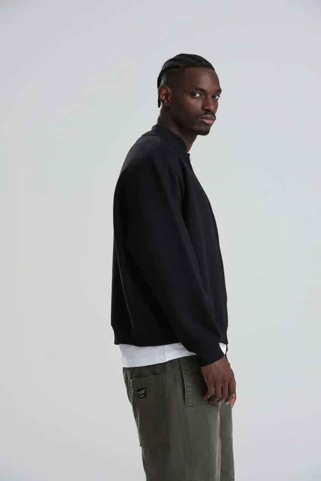 Just Hoods Signature Heavyweight Bomber pulóver (JH124), modellen