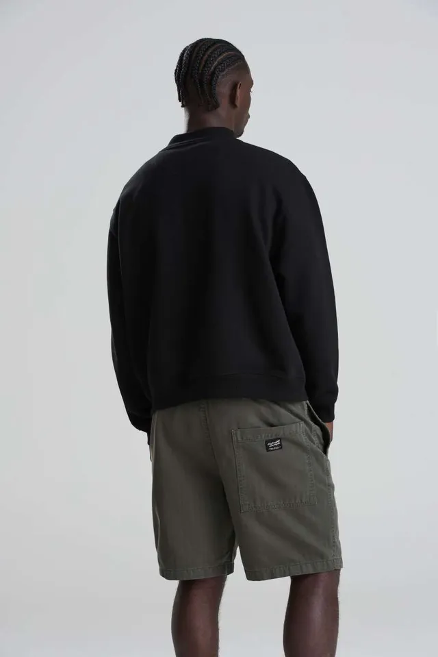 Just Hoods Signature Heavyweight Bomber pulóver (JH124), modellen